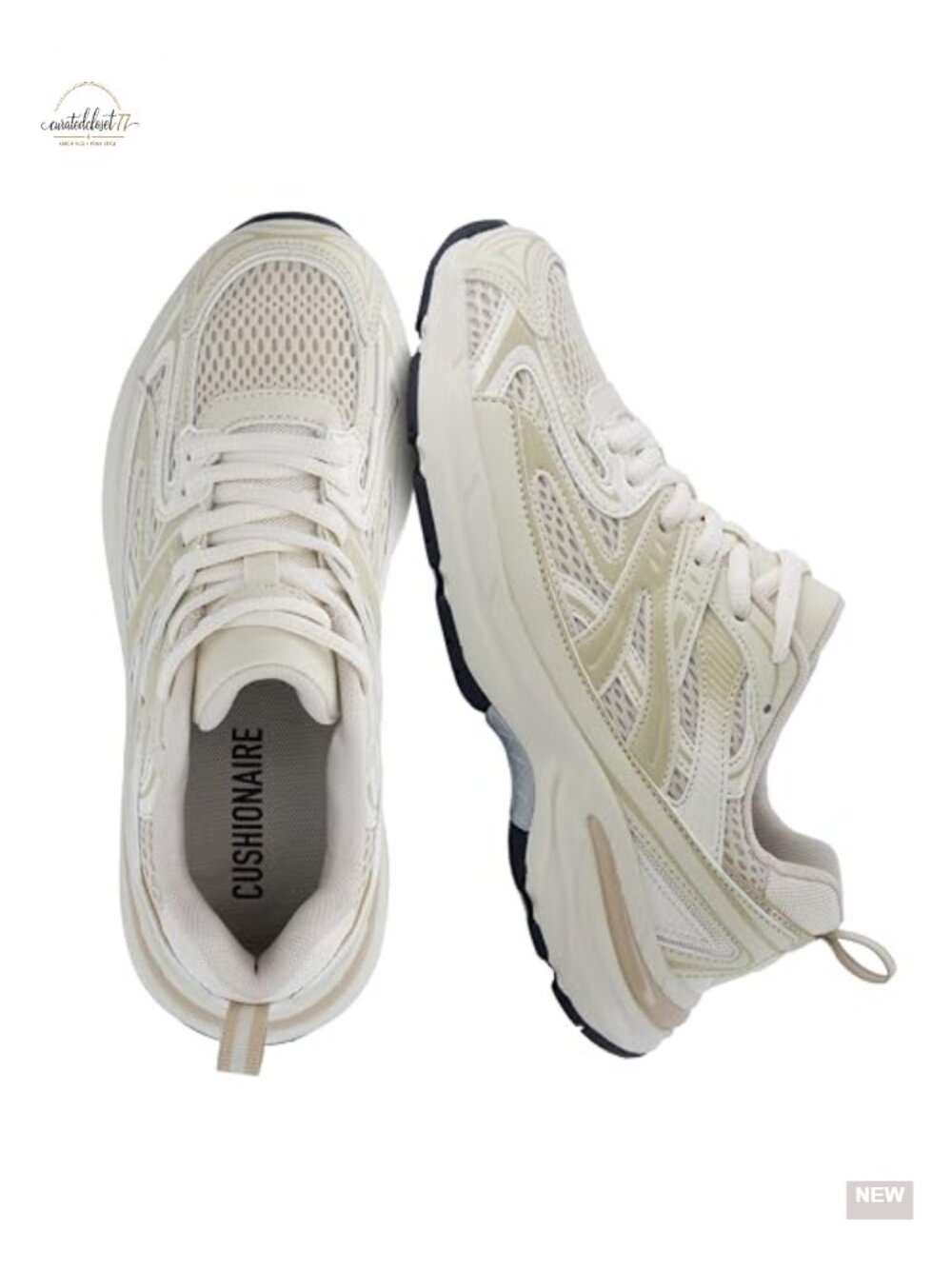 CUSHIONAIRE Sonic Womens Walking Sneakers Memory Foam Lace-Up Comfort